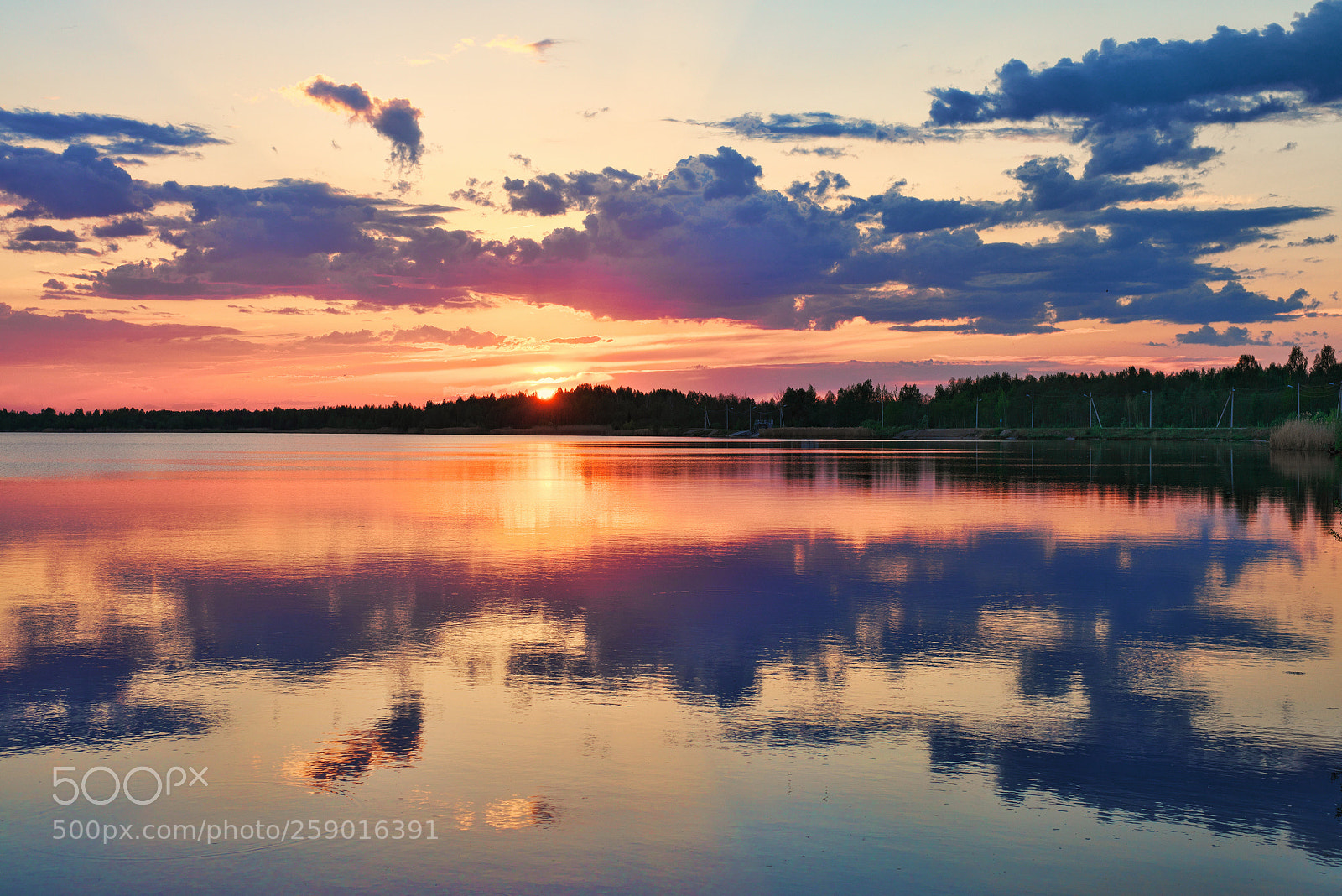 Nikon D800 sample photo. Sky in reflection photography