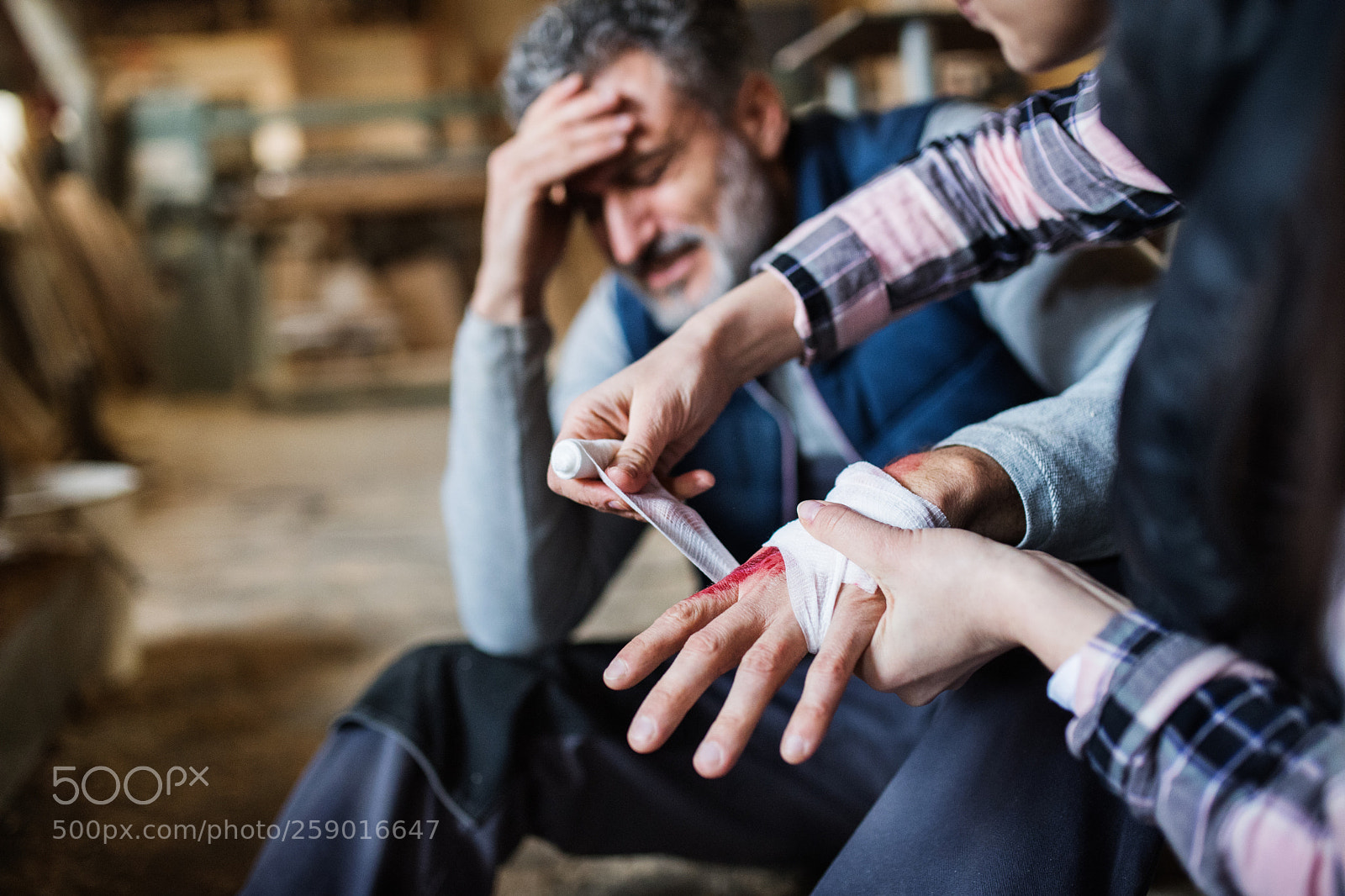 Nikon D5 sample photo. A woman bandaging a photography