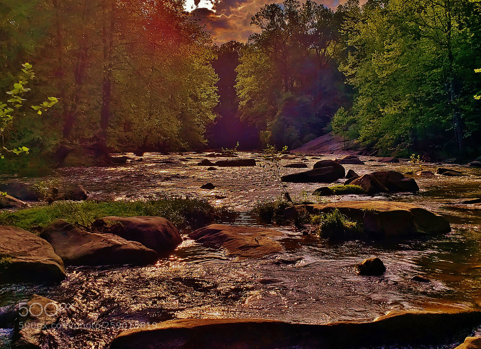 Samsung Galaxy S9+ sample photo. Patapsco river evening scene 2018 photography