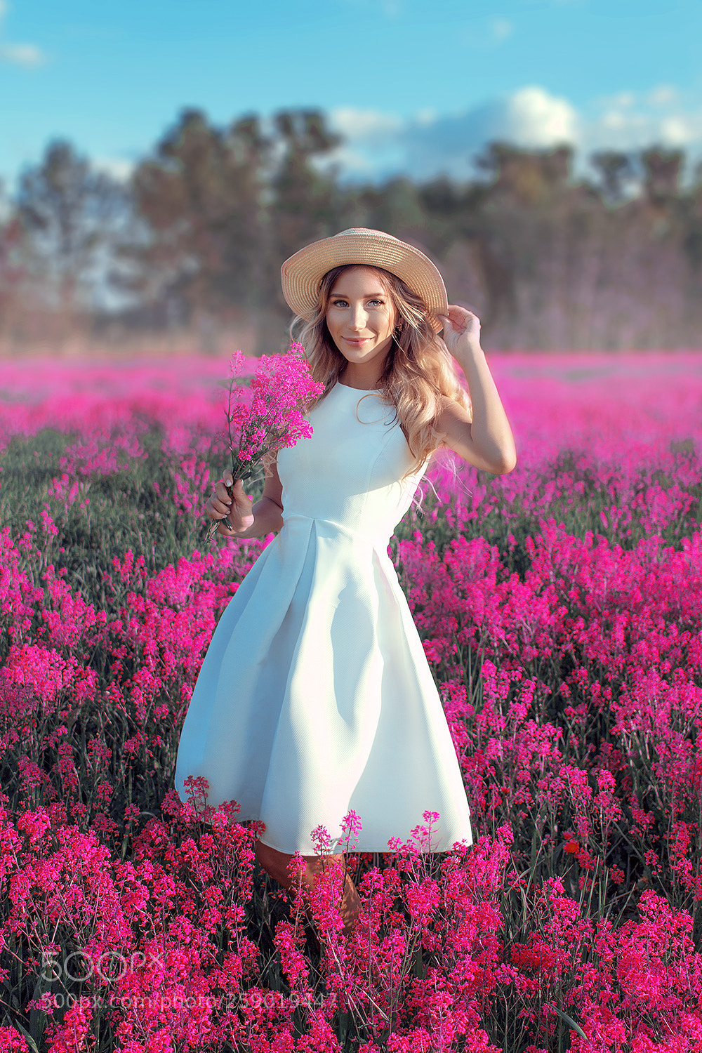 Canon EOS 60D sample photo. Pink field photography
