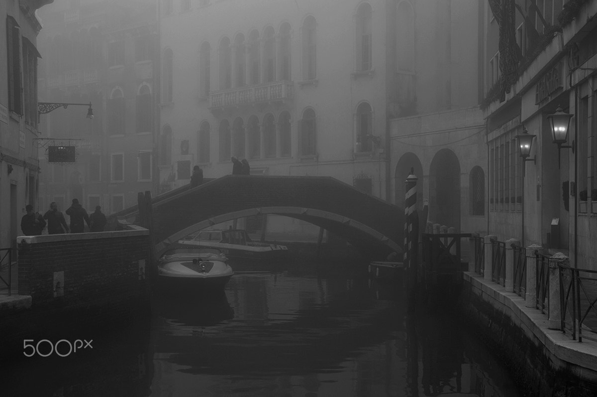 Nikon D2X sample photo. A murky morning in venice 2 photography