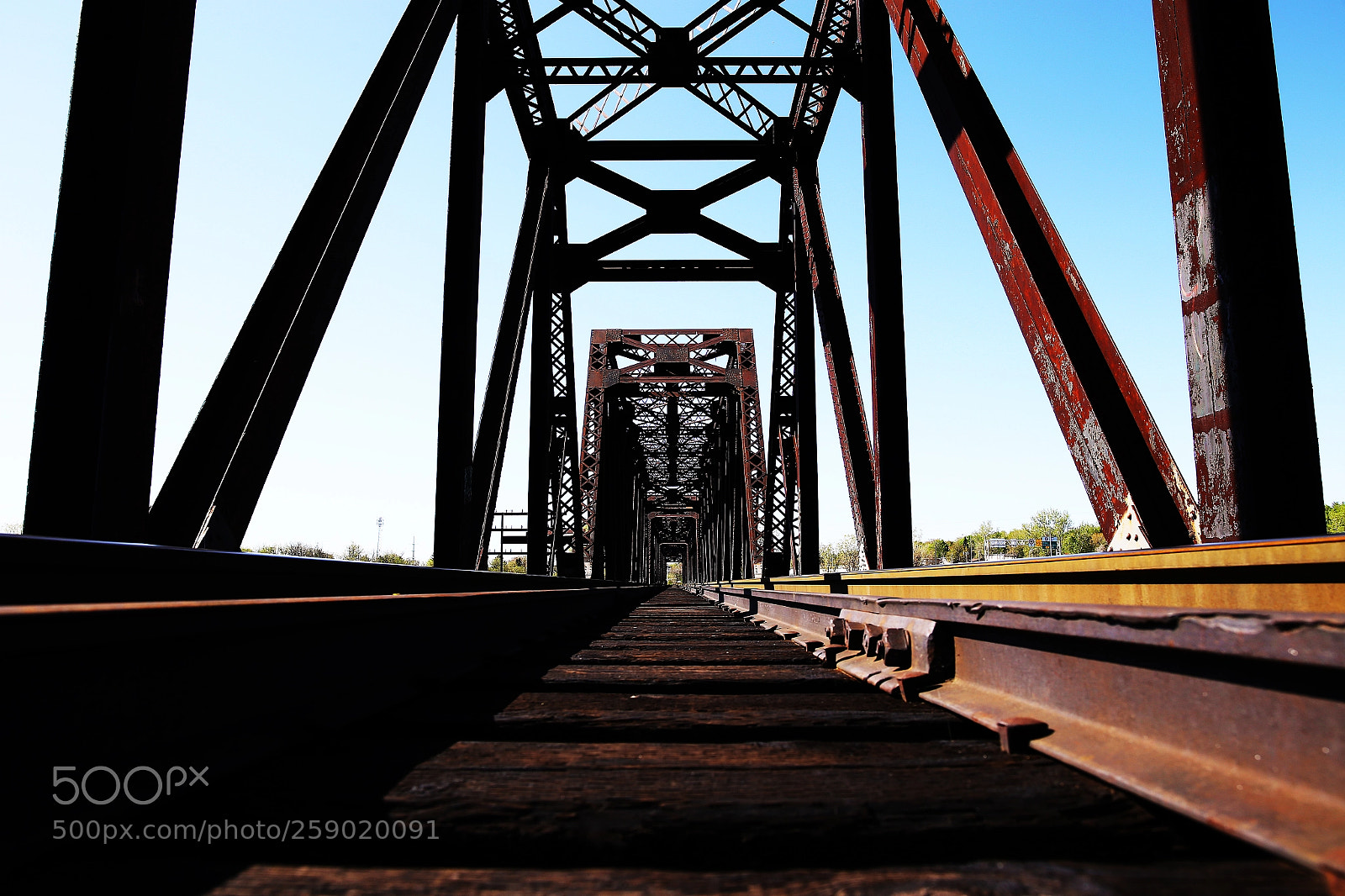 Canon EOS 6D sample photo. Pont de train photography