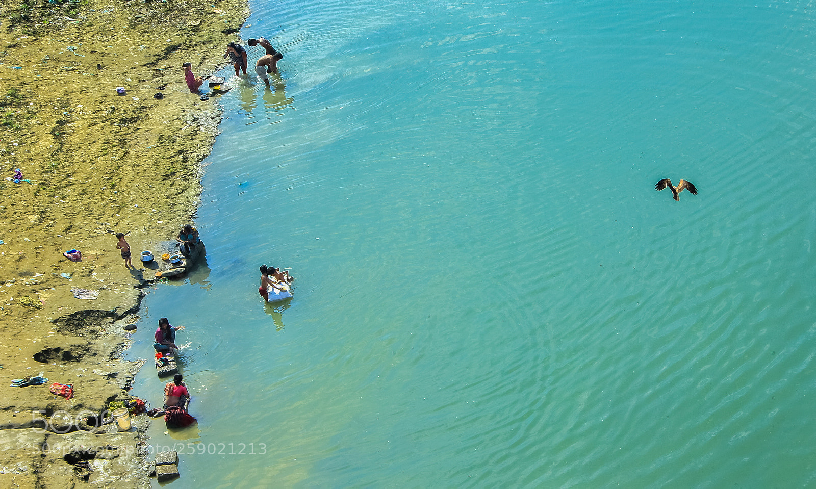 Canon EOS 60D sample photo. River bath at sylhet photography