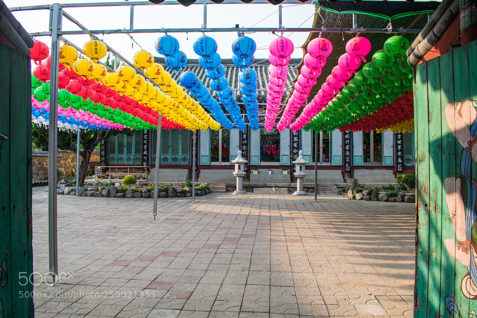Nikon D3400 sample photo. Temple courtyard, seoul photography