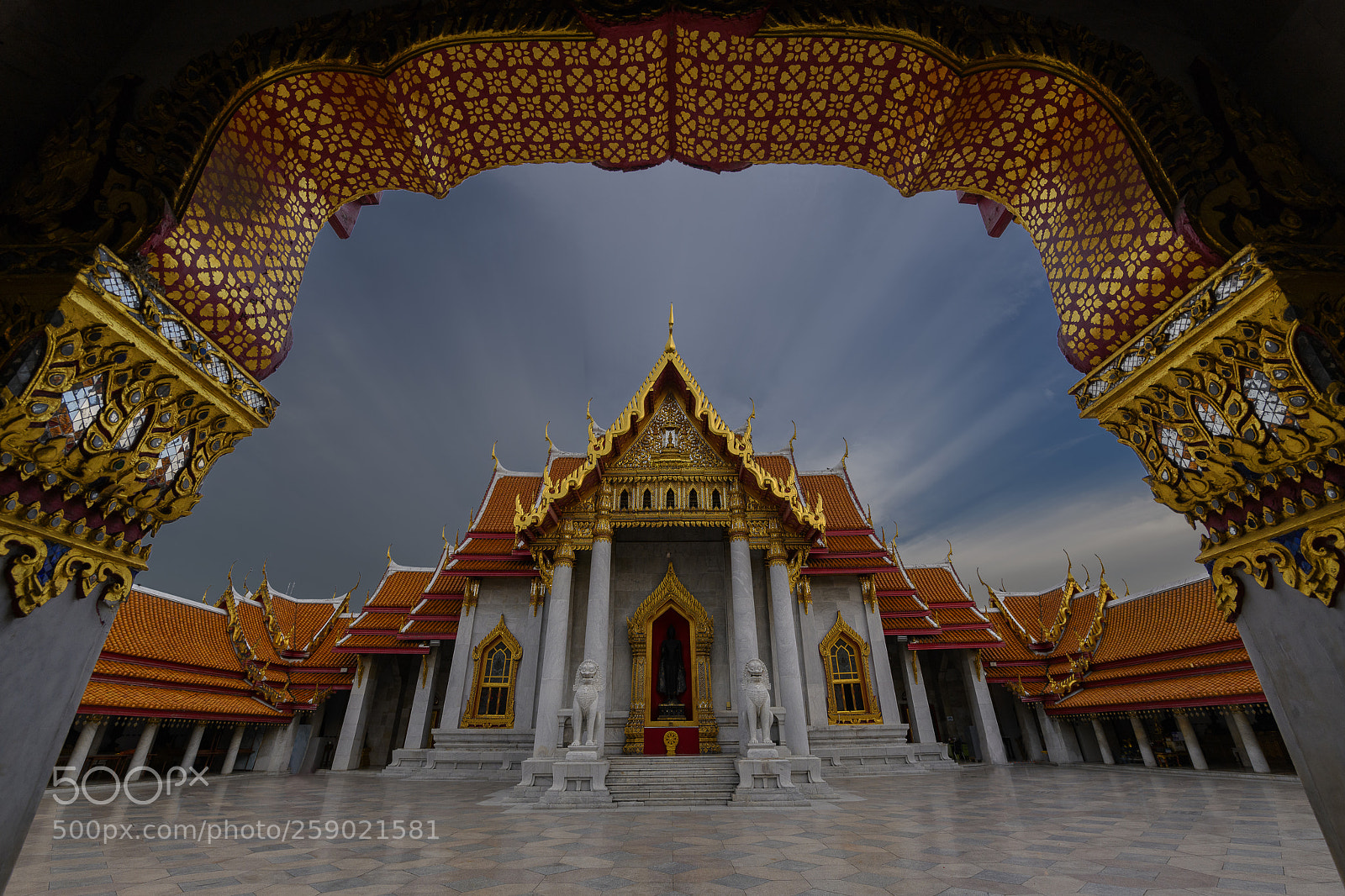 Nikon D850 sample photo. The marble temple, wat photography