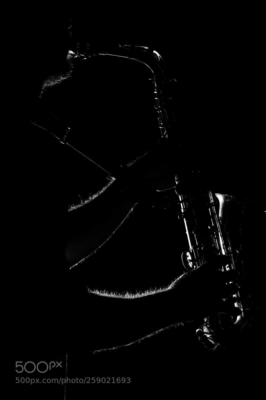 Sony a7 III sample photo. Sax silhouette photography