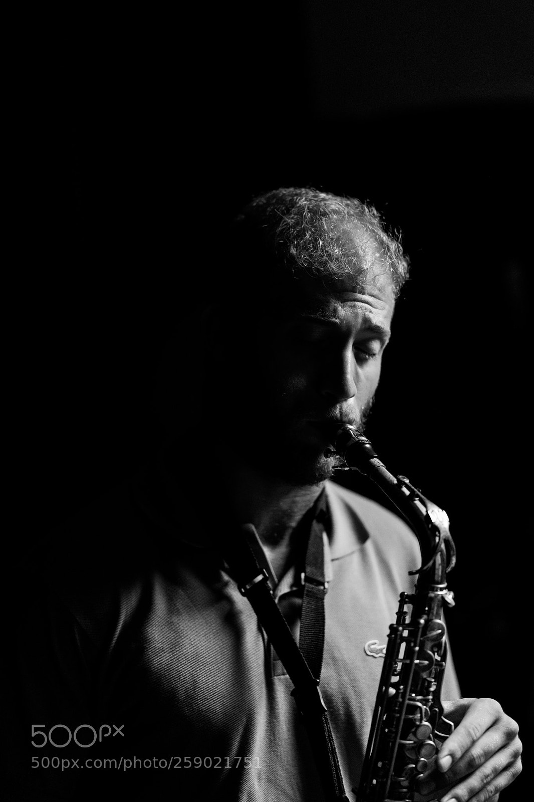 Sony a7 III sample photo. Sax at dark photography