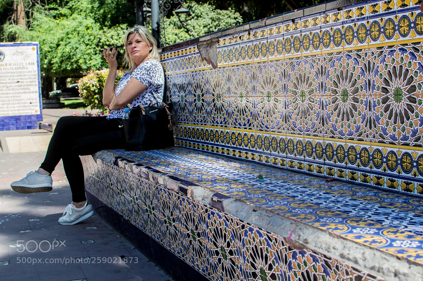 Nikon D3100 sample photo. That bench photography