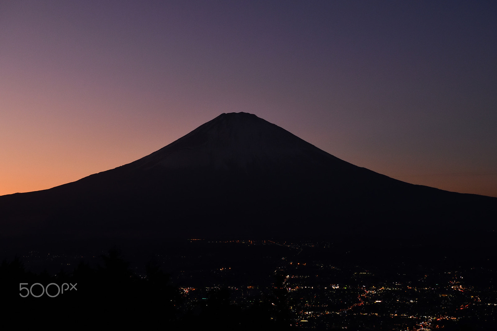Nikon D850 sample photo. Mt. fuji sunset photography