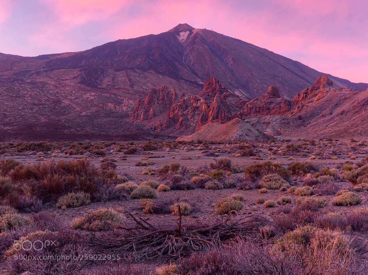 Olympus OM-D E-M1 Mark II sample photo. Teide on fire photography