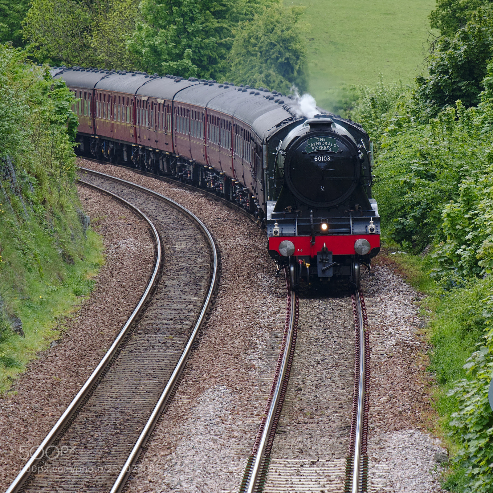 Fujifilm X-T2 sample photo. Flying scotsman approaching aberdour photography