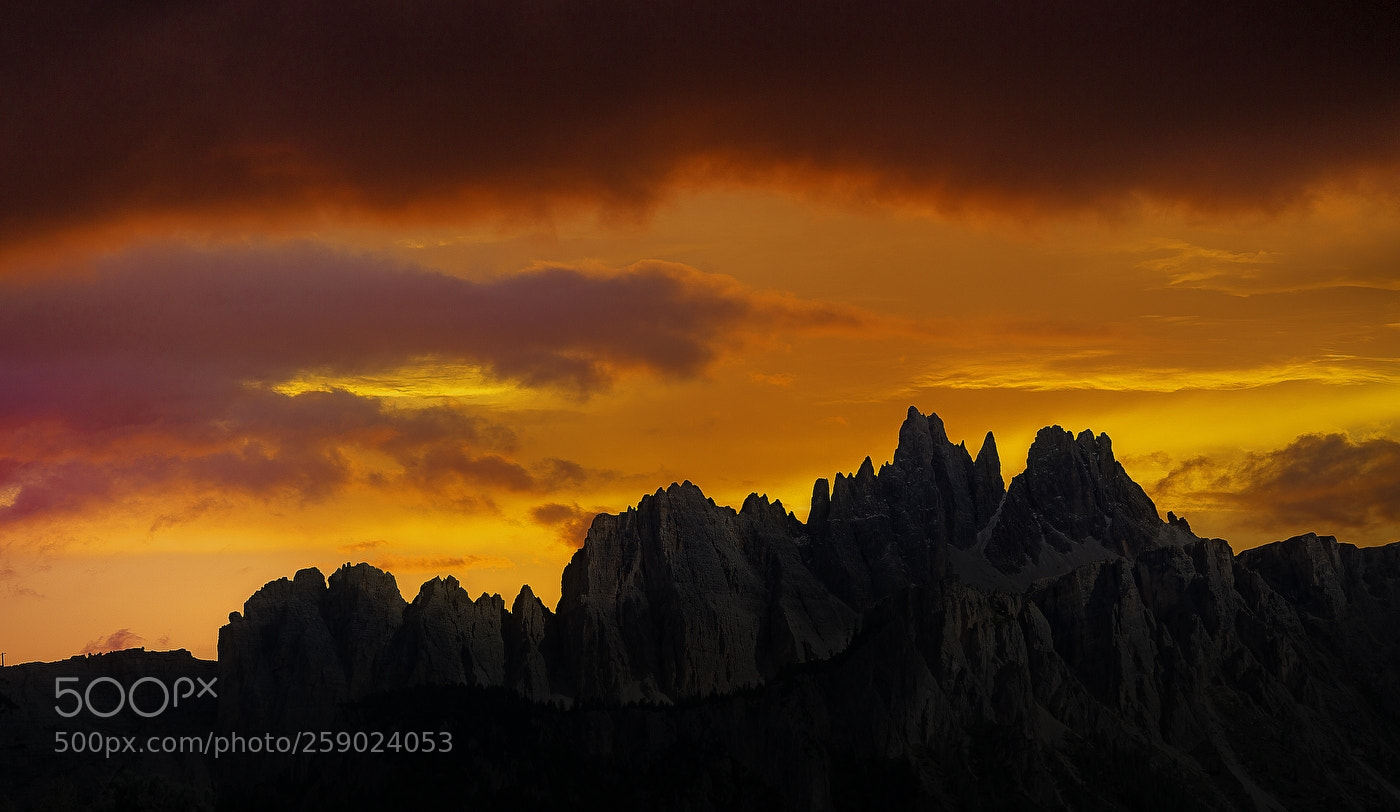 Nikon D300 sample photo. Croda da lago photography