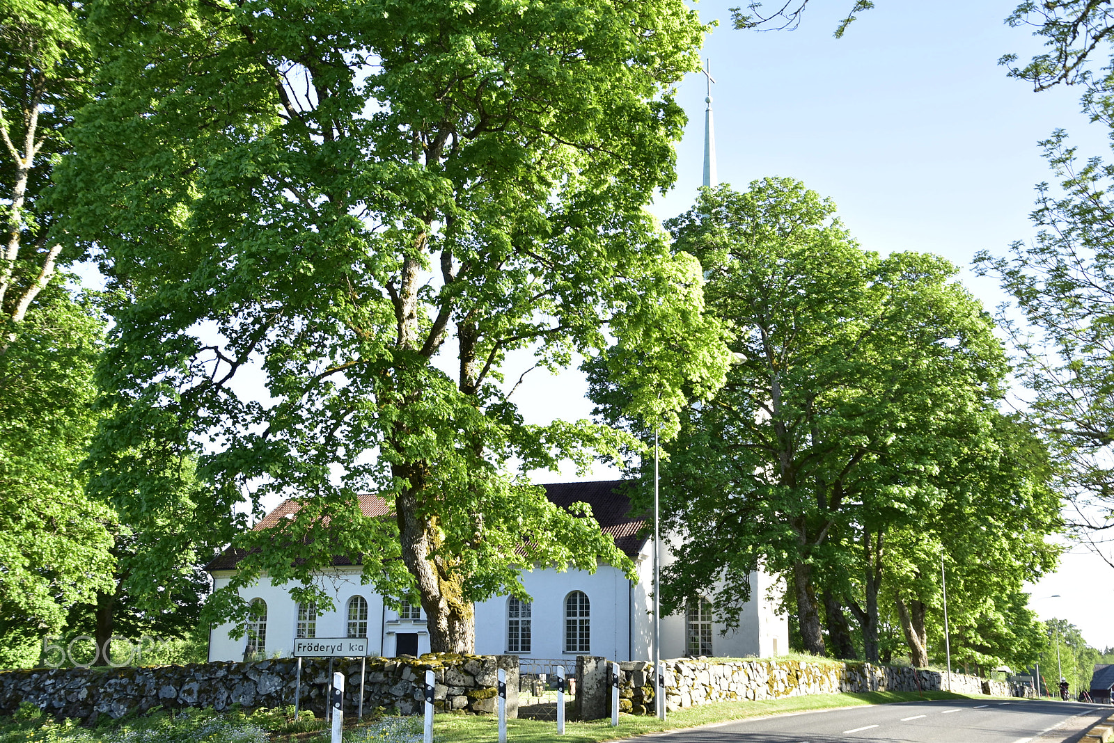 Nikon D5500 sample photo. Fröderyds kyrka photography