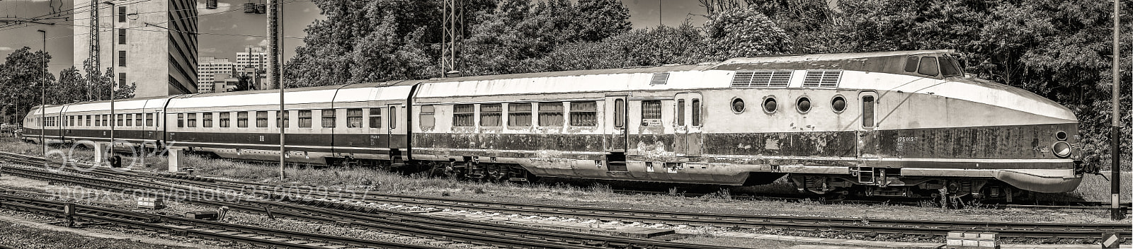 Nikon D750 sample photo. East germany vintage train photography