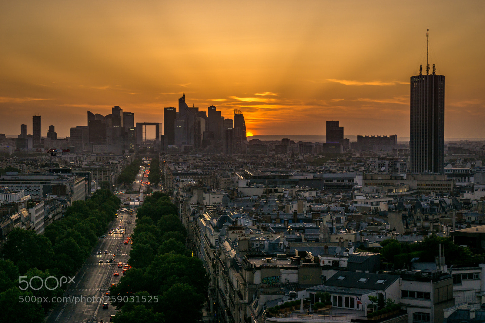 Sony a6000 sample photo. Paris sunset photography