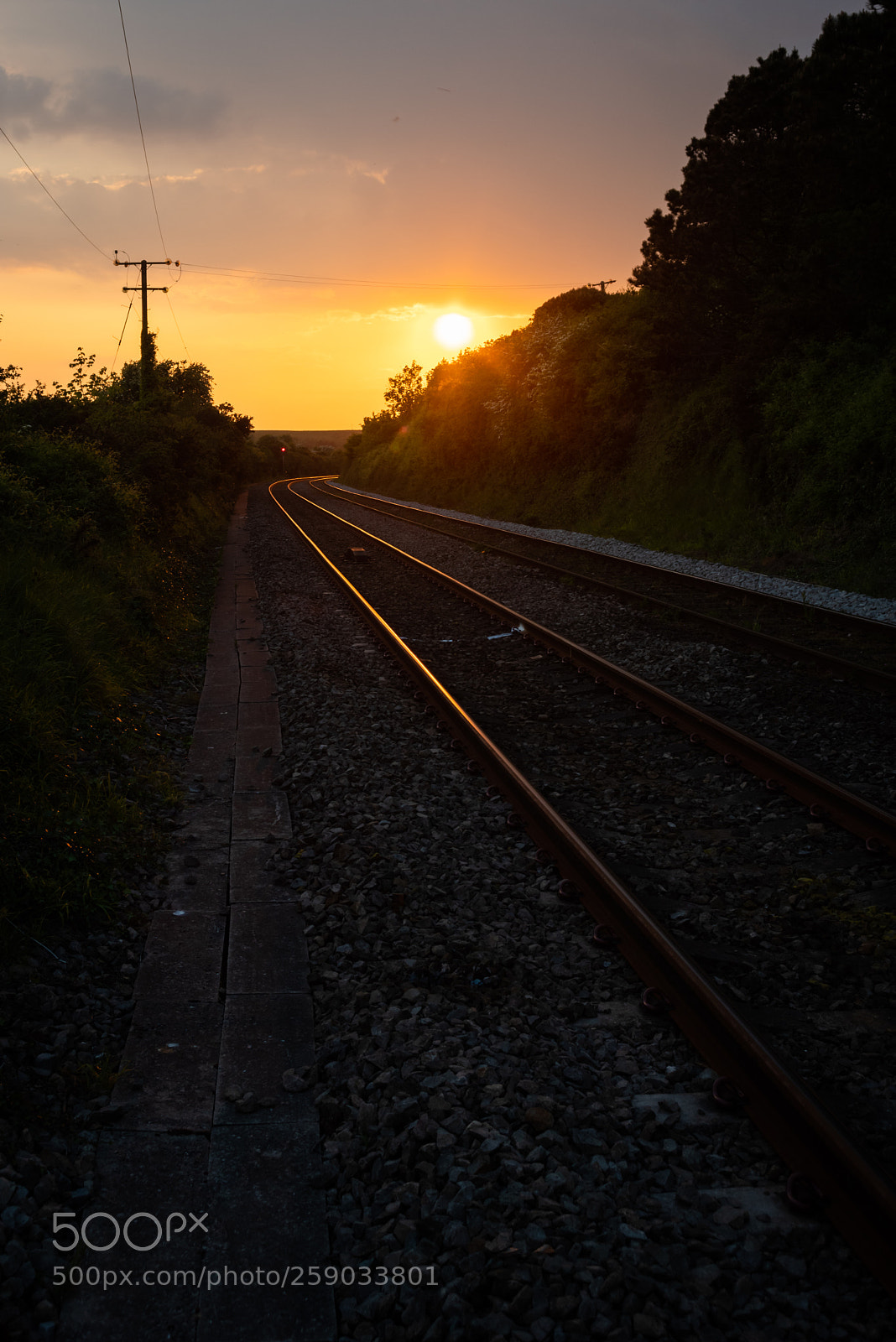 Pentax K-1 sample photo. Rail lines photography