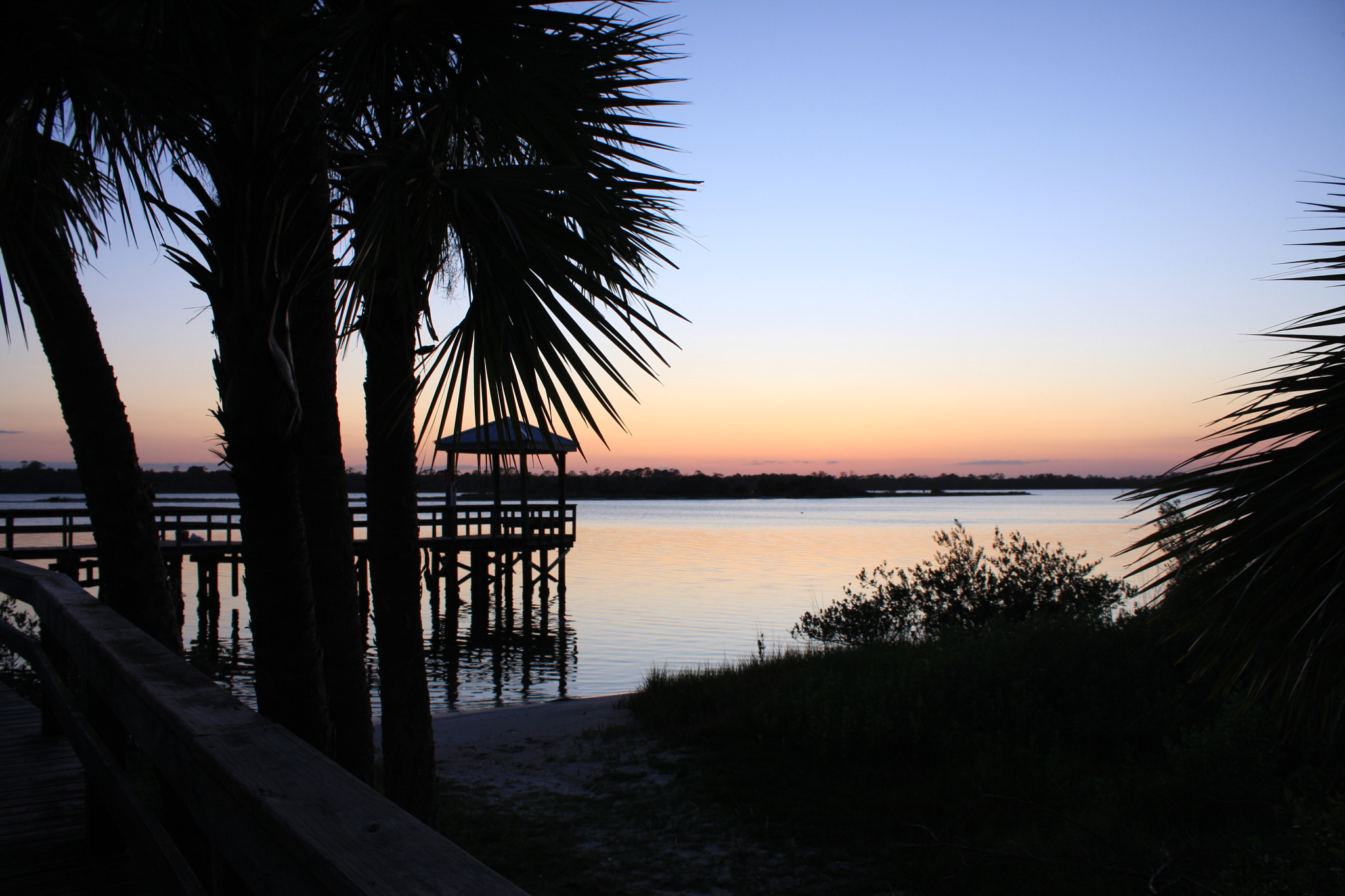 Canon EOS 40D sample photo. Bicentennial park fishing pier 5-8-2018 photography