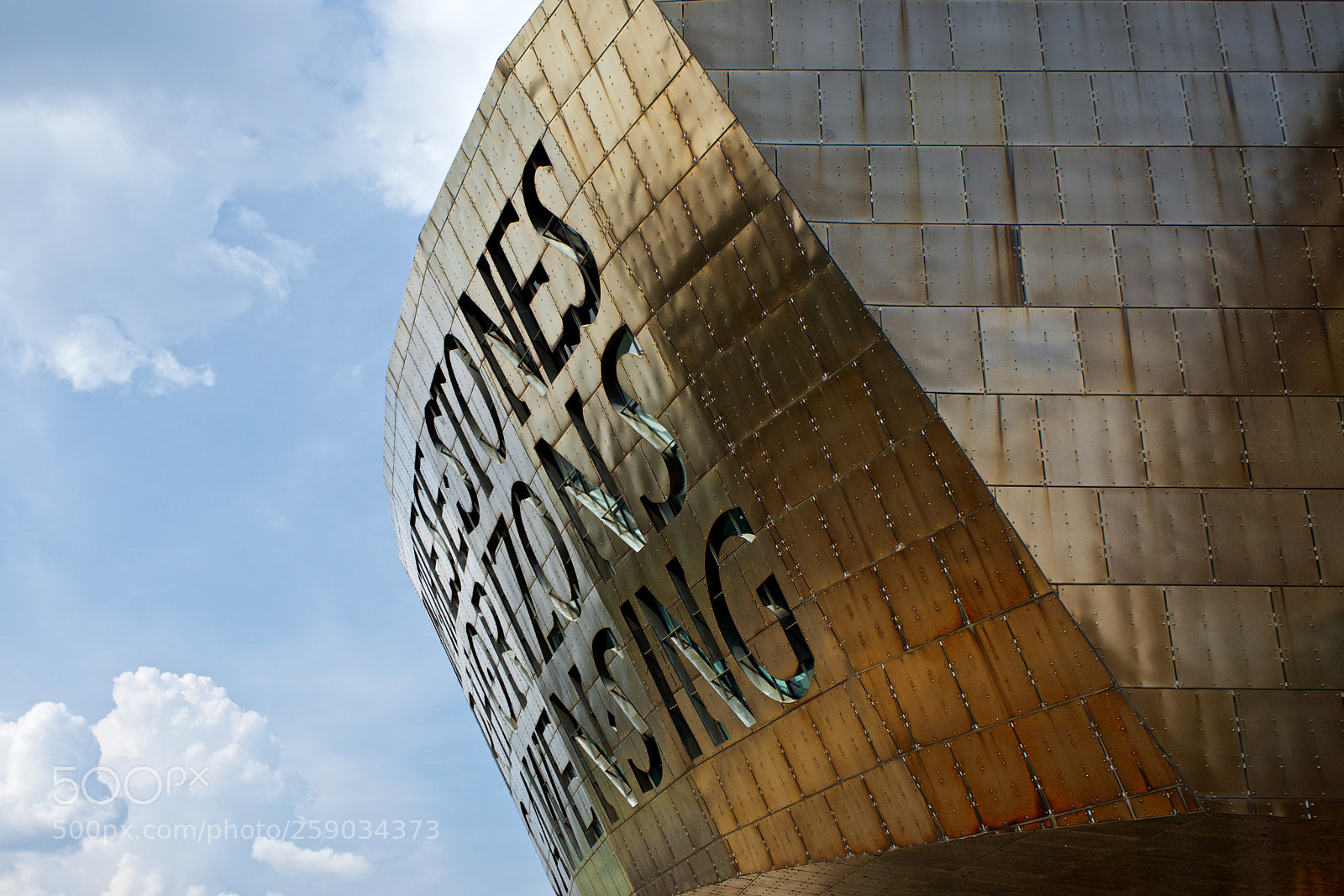 Sony a7 sample photo. Wales millennium centre photography