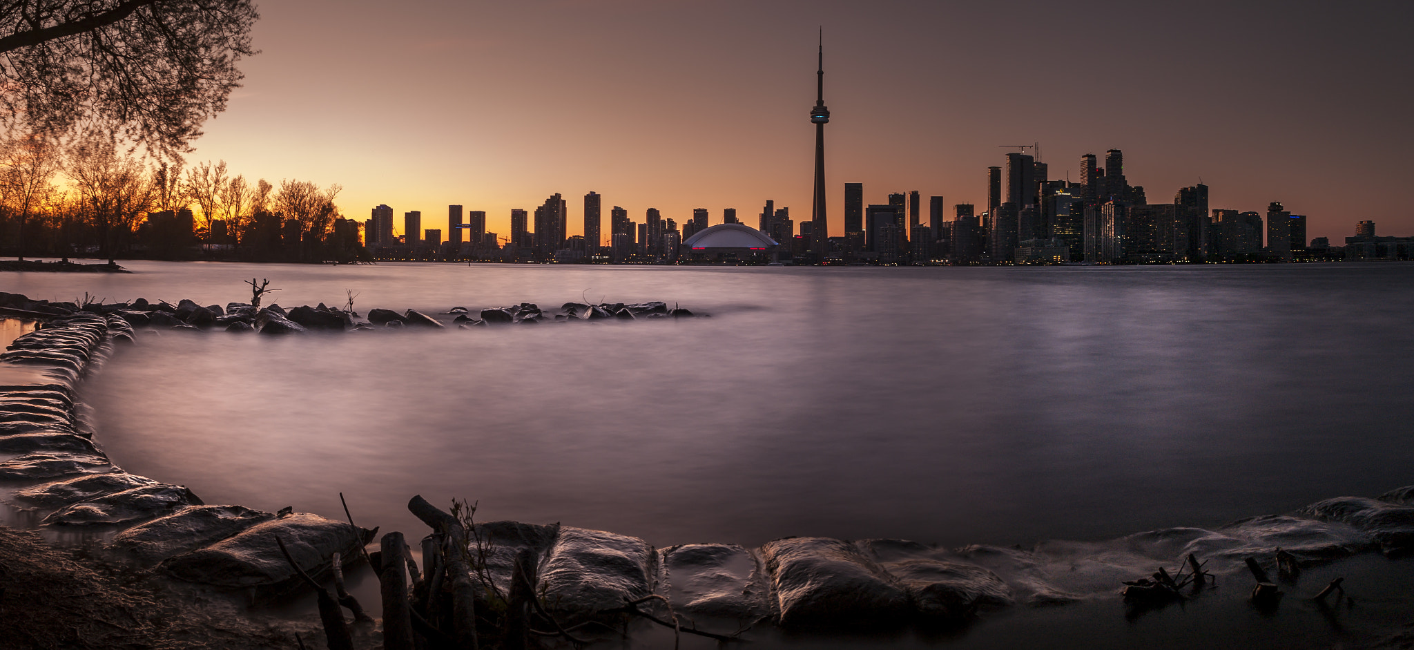 Pentax K-7 sample photo. Toronto at sunset photography