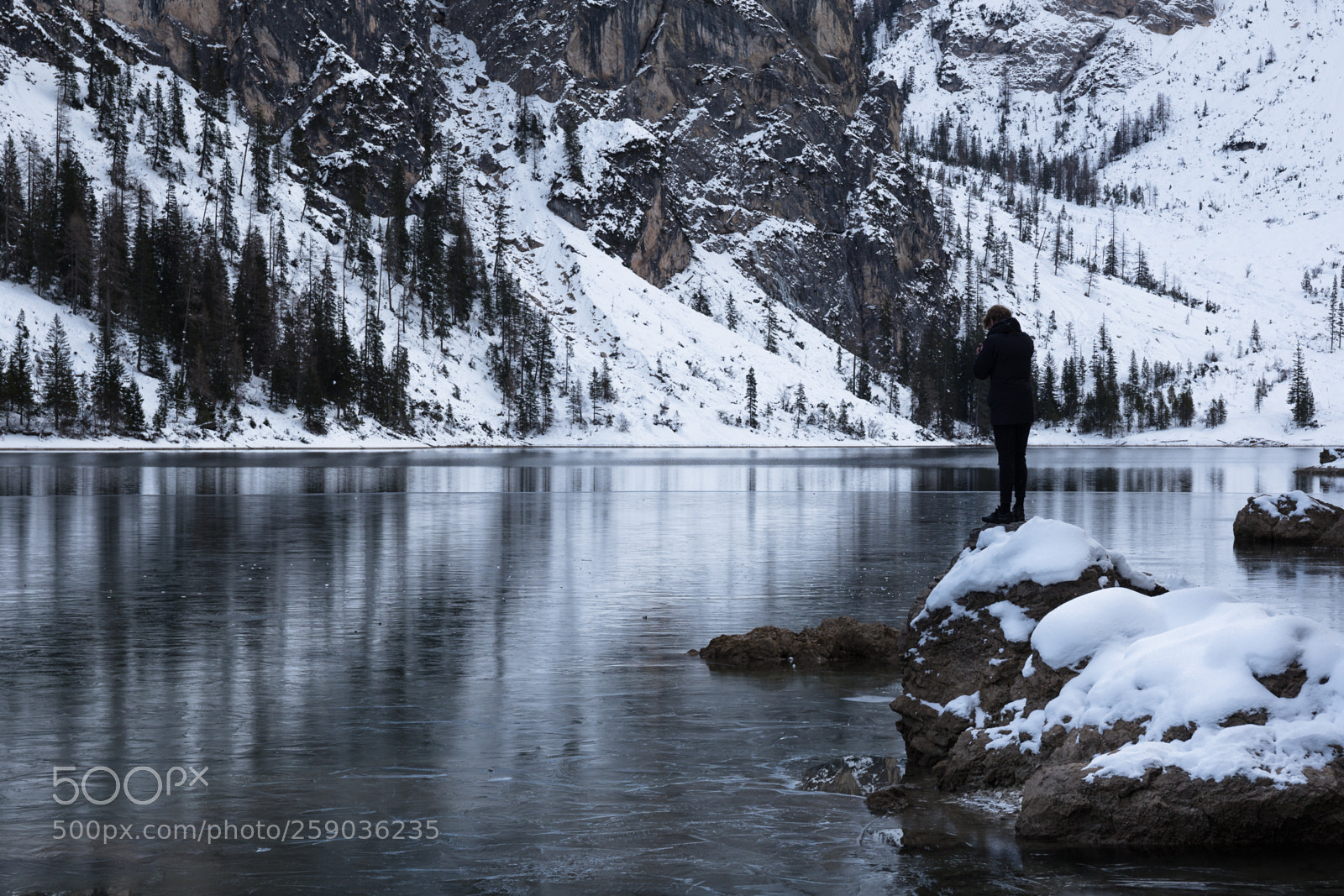 Canon EOS 6D sample photo. Braies lake photography