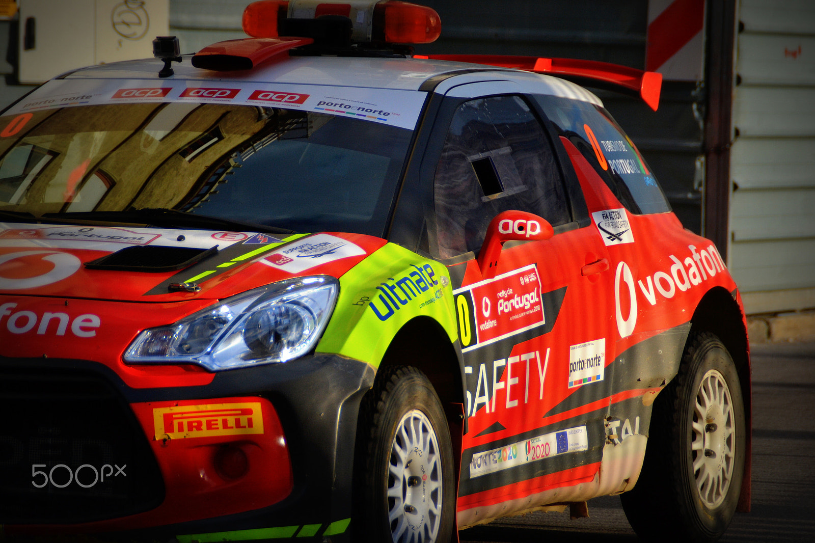 Nikon D3100 sample photo. Rally de portugal - porto street stage photography