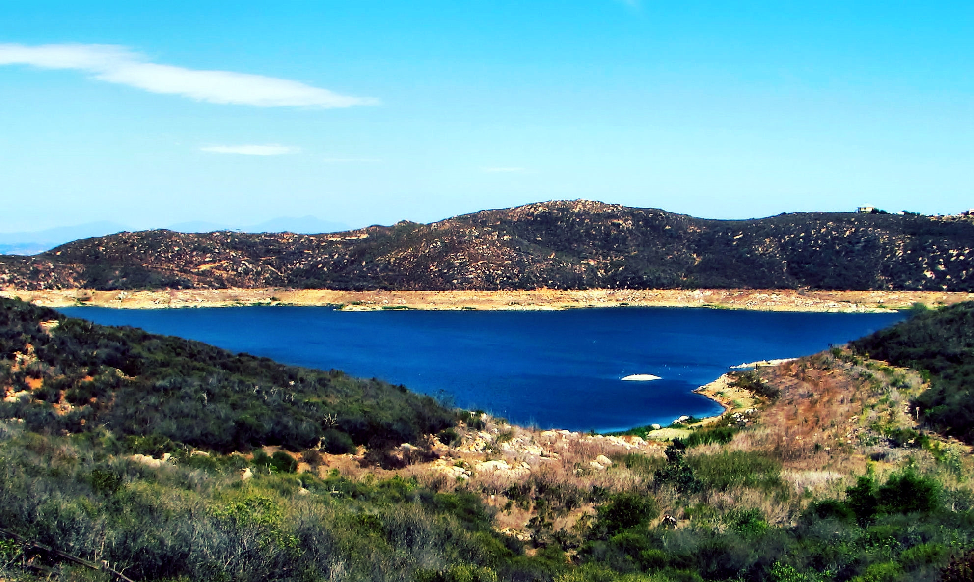 Canon PowerShot SX510 HS sample photo. Olivenhain reservoir photography