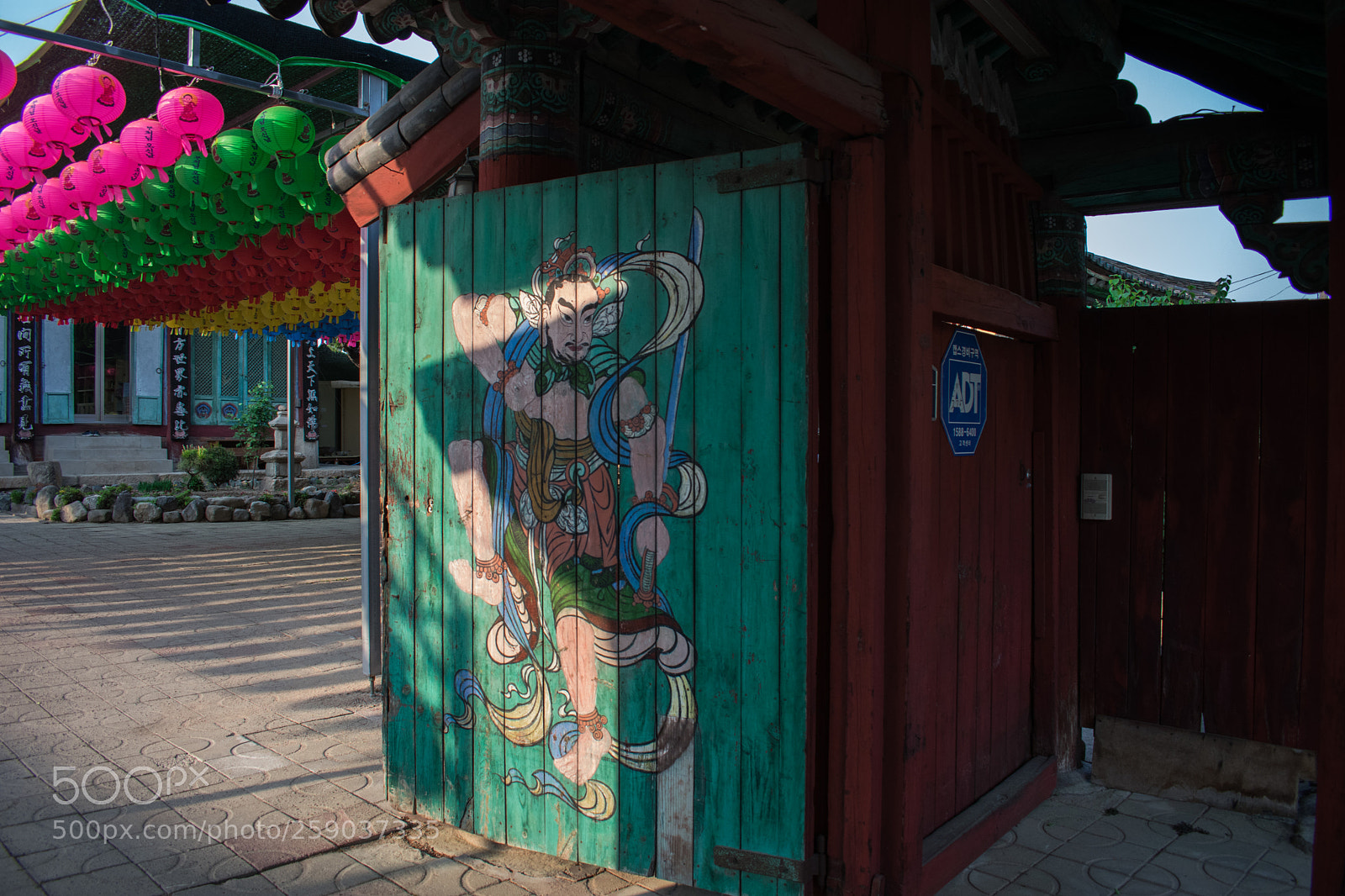Nikon D3400 sample photo. Temple art, south korea photography