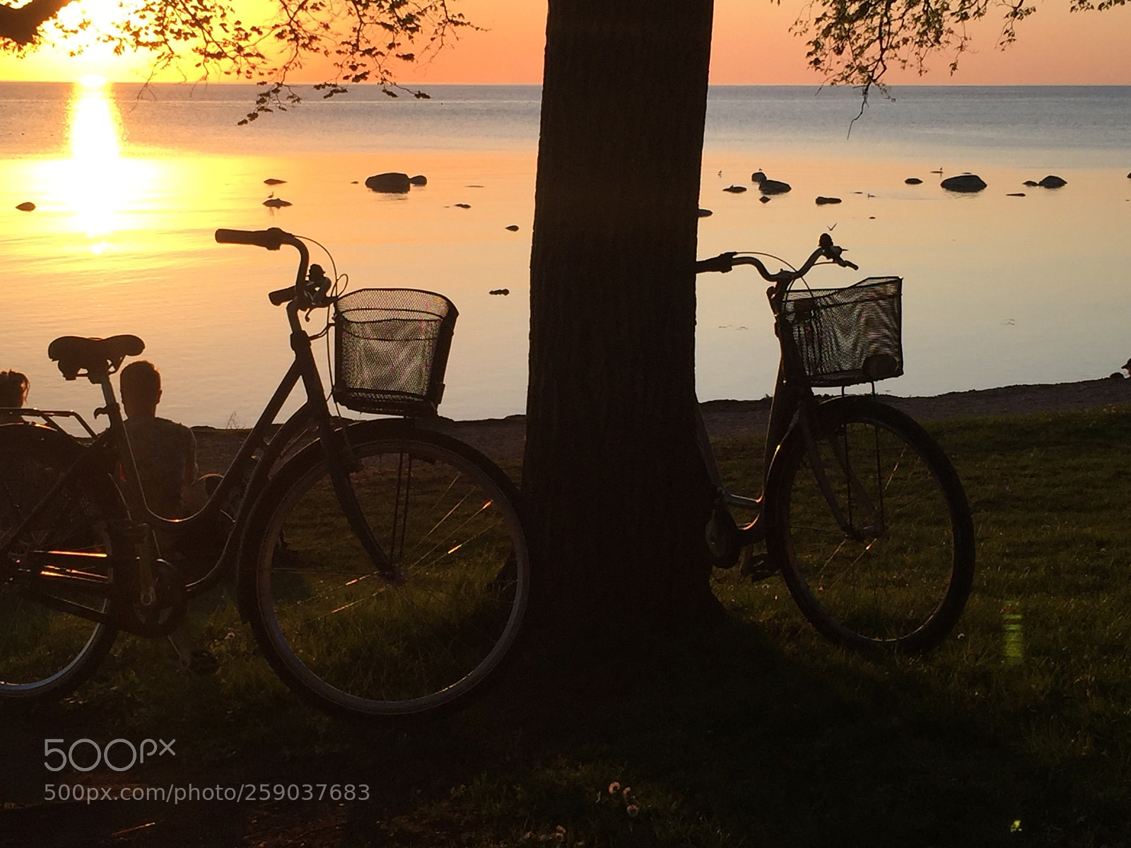 Apple iPhone 6 sample photo. Sunset beach picnic photography