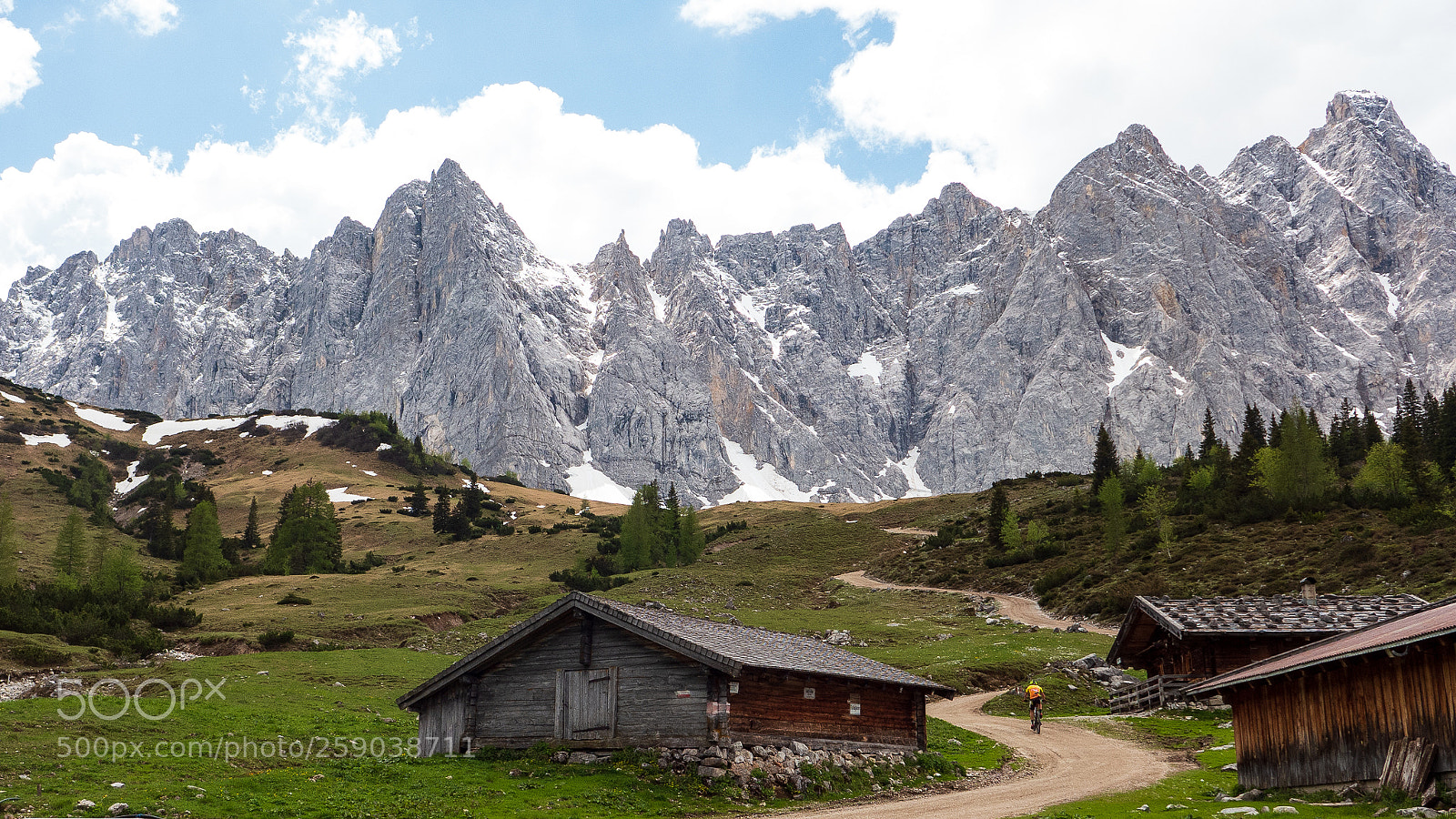 Panasonic Lumix DMC-LX7 sample photo. Karwendel mountains photography