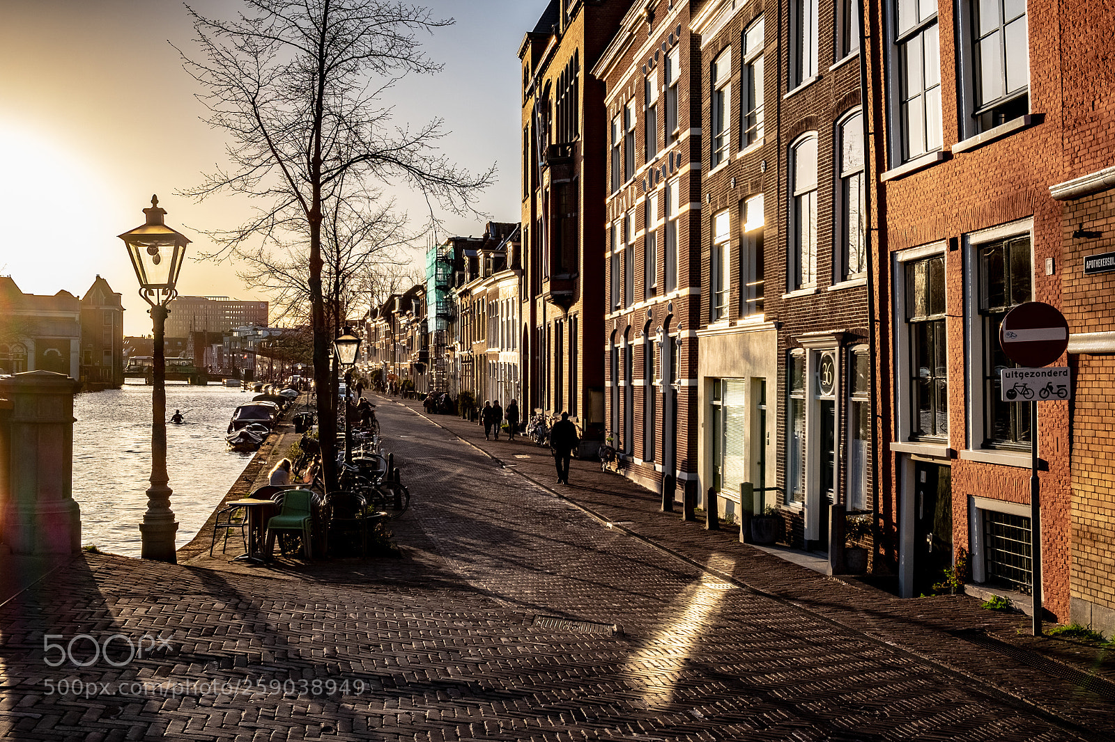 Fujifilm X-T1 sample photo. Sunset along the canal photography