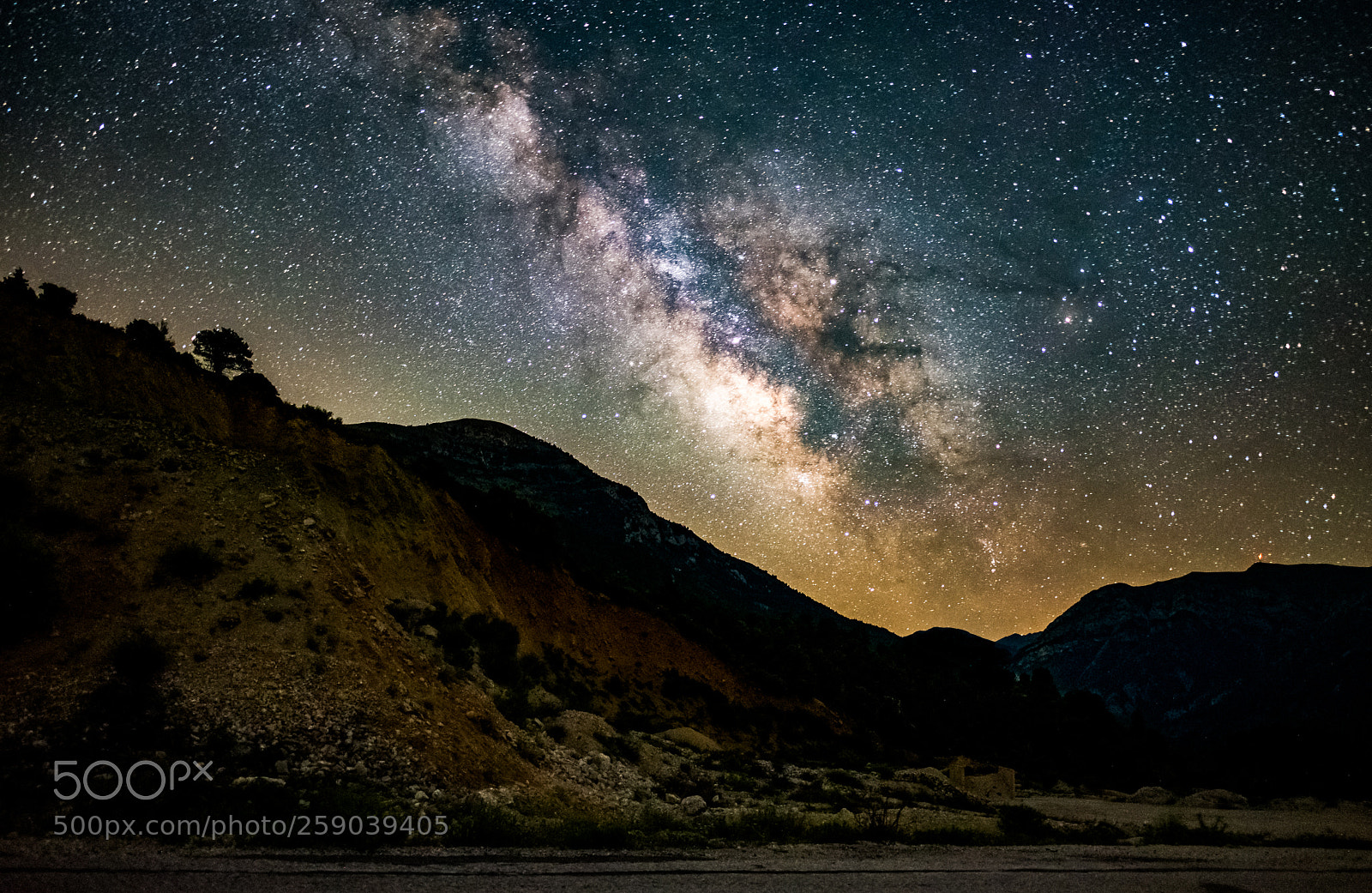 Nikon D750 sample photo. Milky way in greece photography