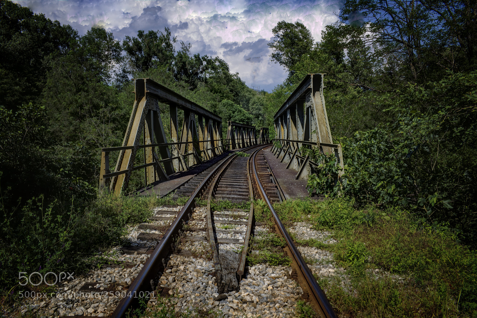 Canon EOS 50D sample photo. Railway bridge photography