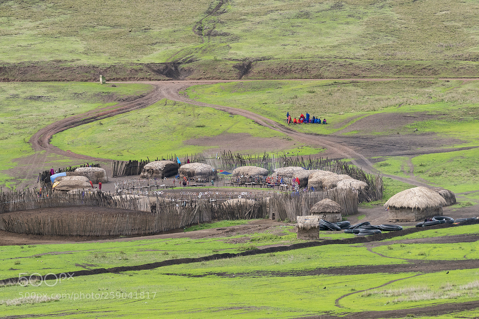 Nikon D810 sample photo. Maasai kraal photography