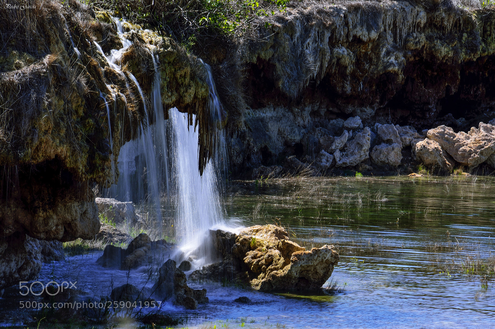 Nikon D7100 sample photo. Waterfall ruidera photography