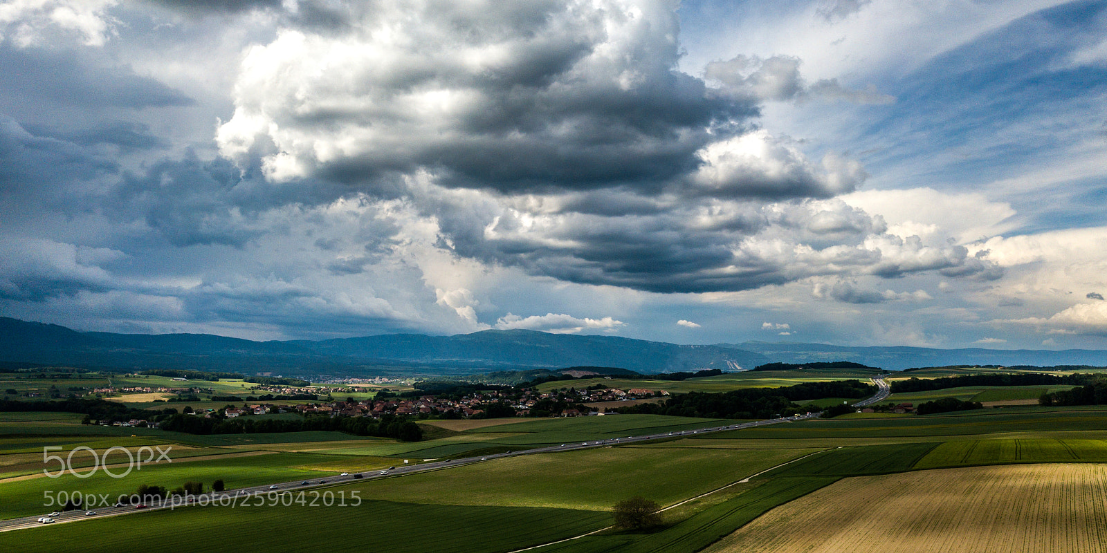 DJI FC220 sample photo. Swiss jura photography