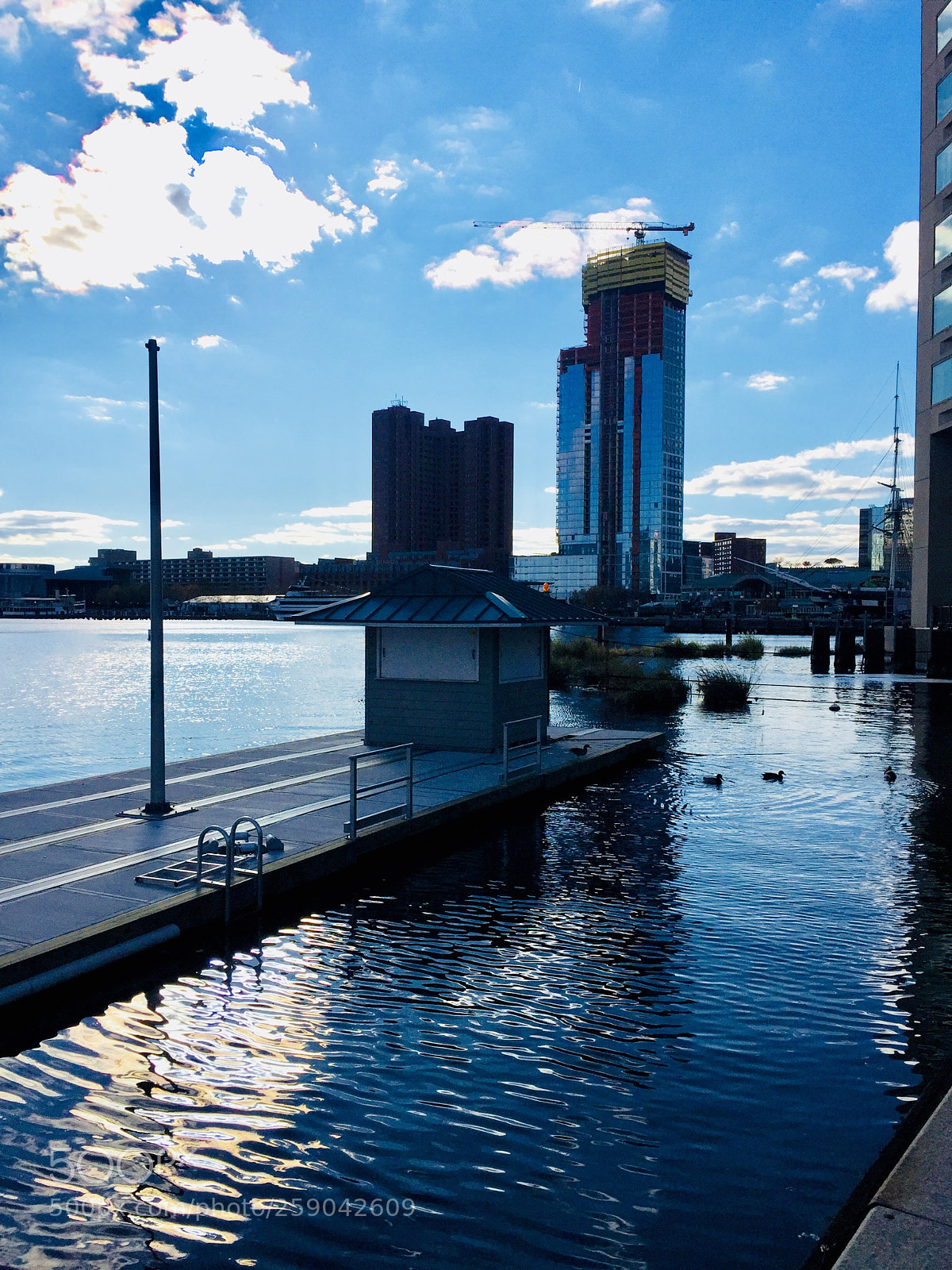 Apple iPhone 6 sample photo. Baltimore harbour photography