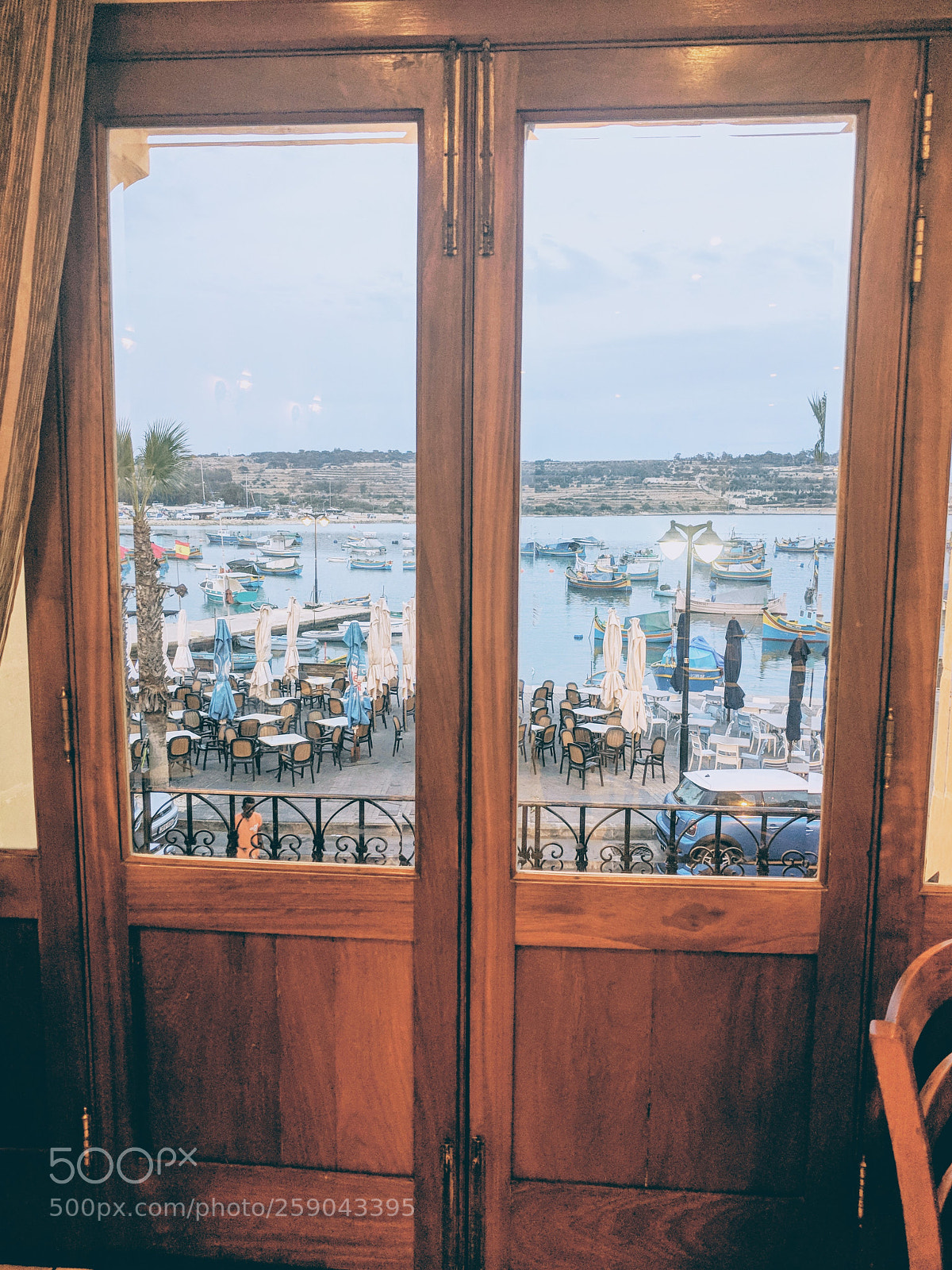 Google Pixel sample photo. View of restaurant in photography