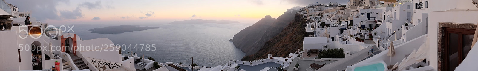 Fujifilm X-T1 sample photo. Santorini panorama 14 photography
