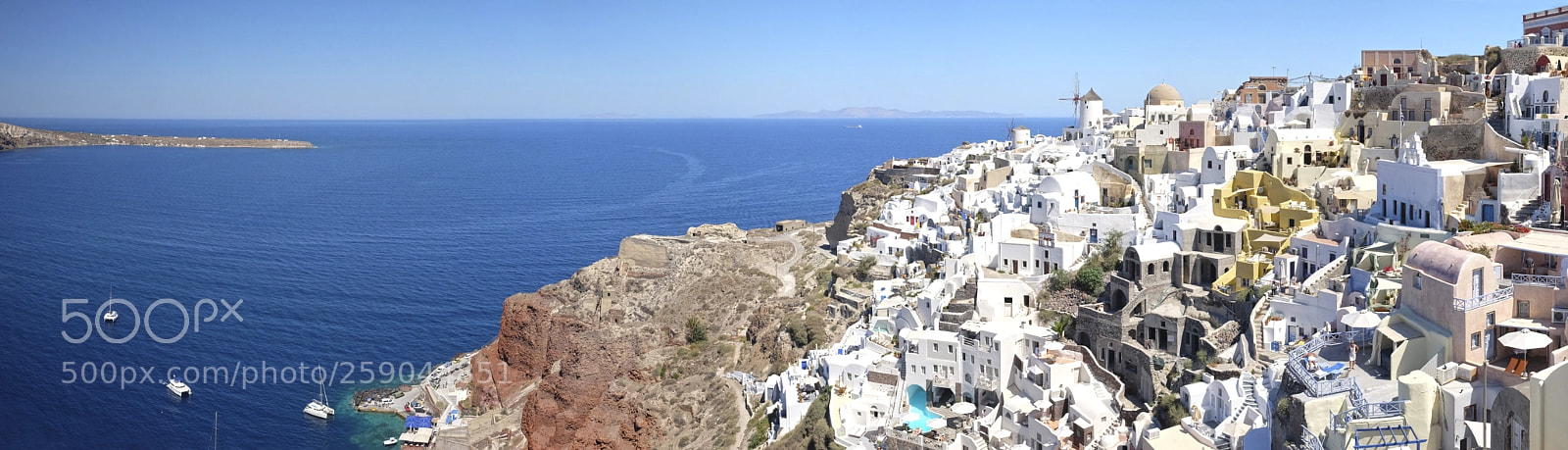 Fujifilm X-T1 sample photo. Santorini panorama 18 photography