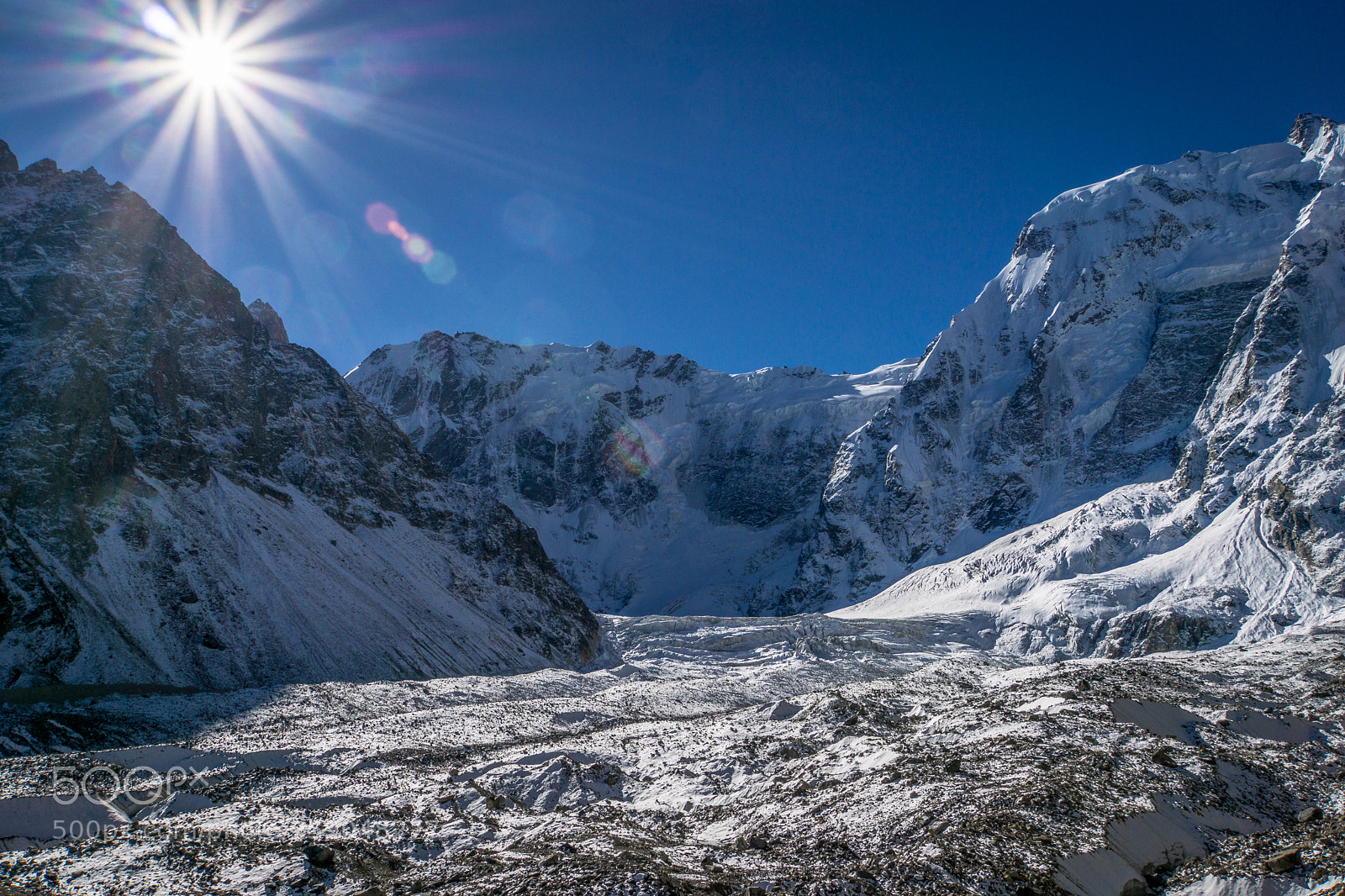 Sony a6000 sample photo. Bezengi glacier view photography
