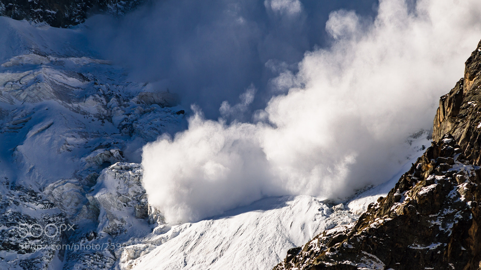 Sony a6000 sample photo. Sudden avalanche photography