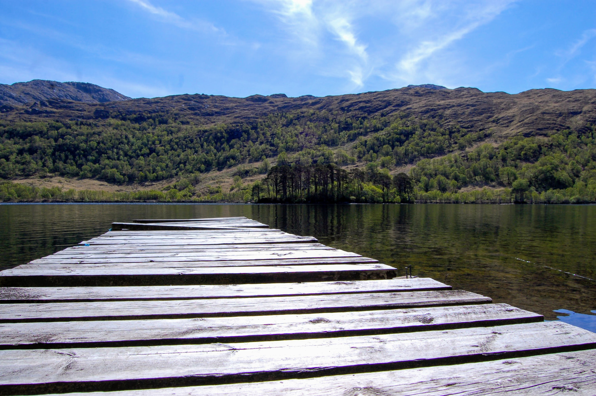Nikon D50 sample photo. Walk the planks loch eilt photography