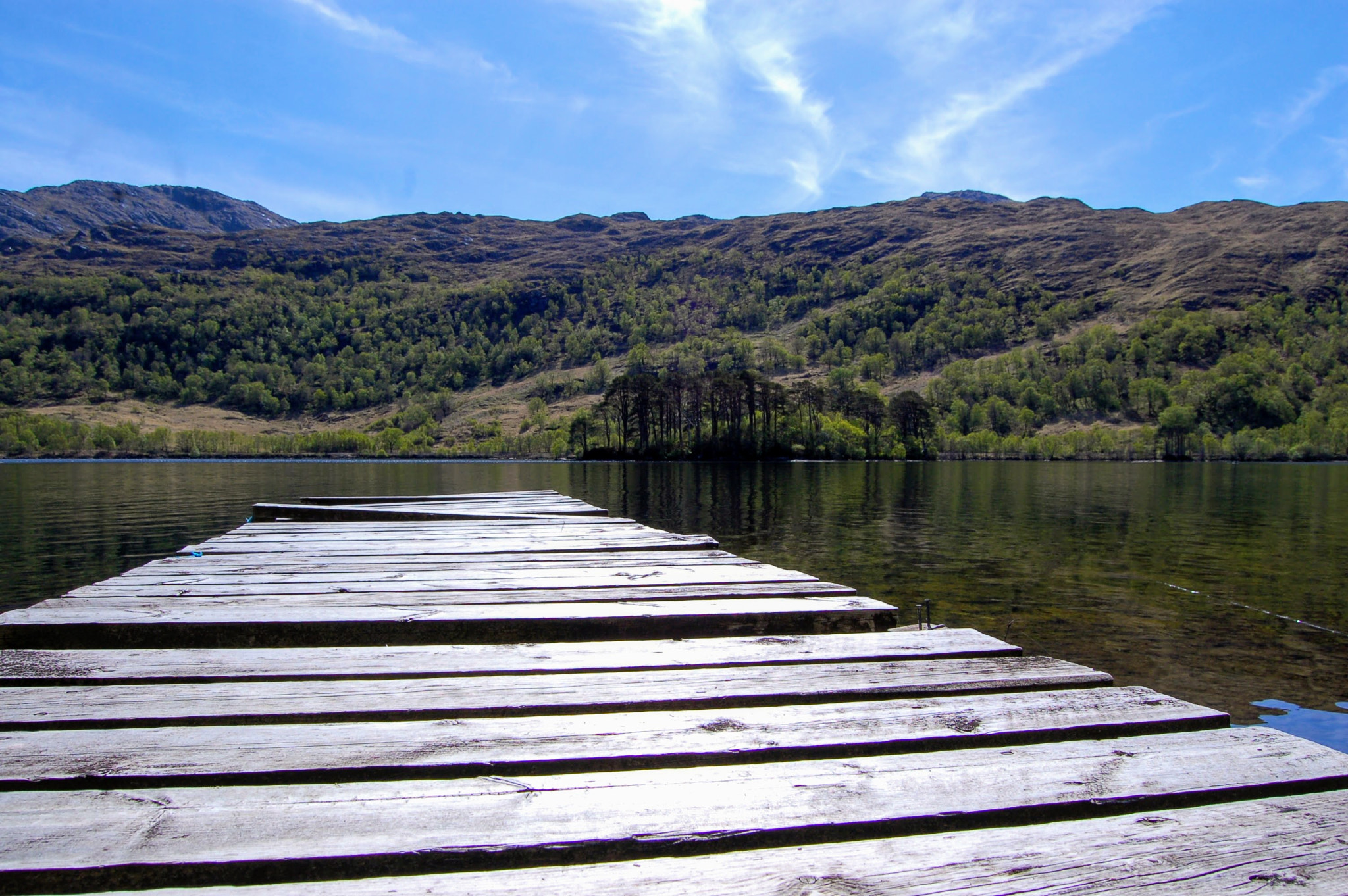 Nikon D50 sample photo. Walk the planks loch eilt photography