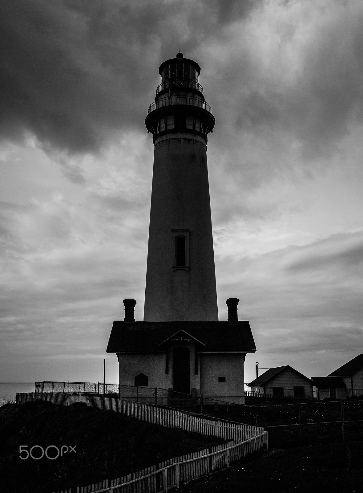 Olympus E-410 (EVOLT E-410) sample photo. Pigeon point lighthouse at sunset photography