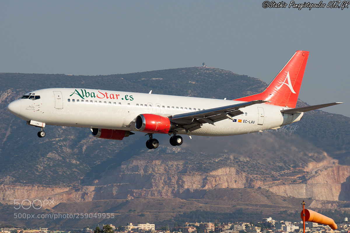 Sony SLT-A77 sample photo. Boeing 737 photography