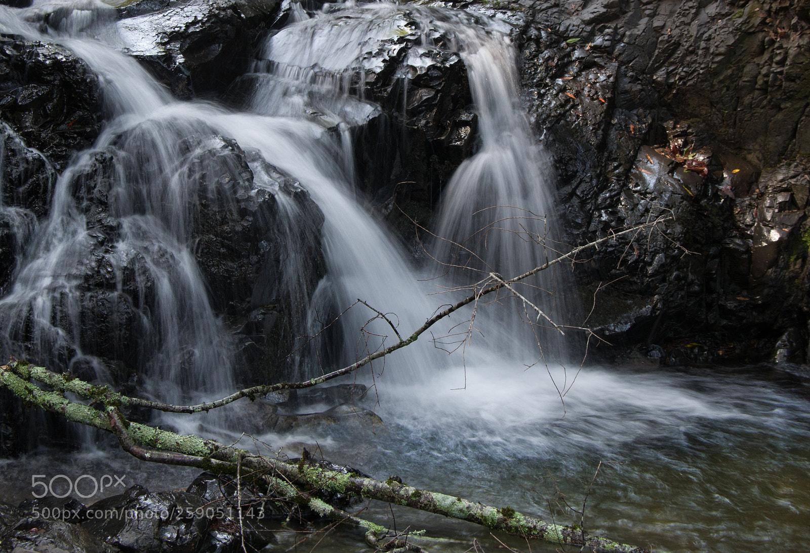 Pentax K-S2 sample photo. Small waterfall photography