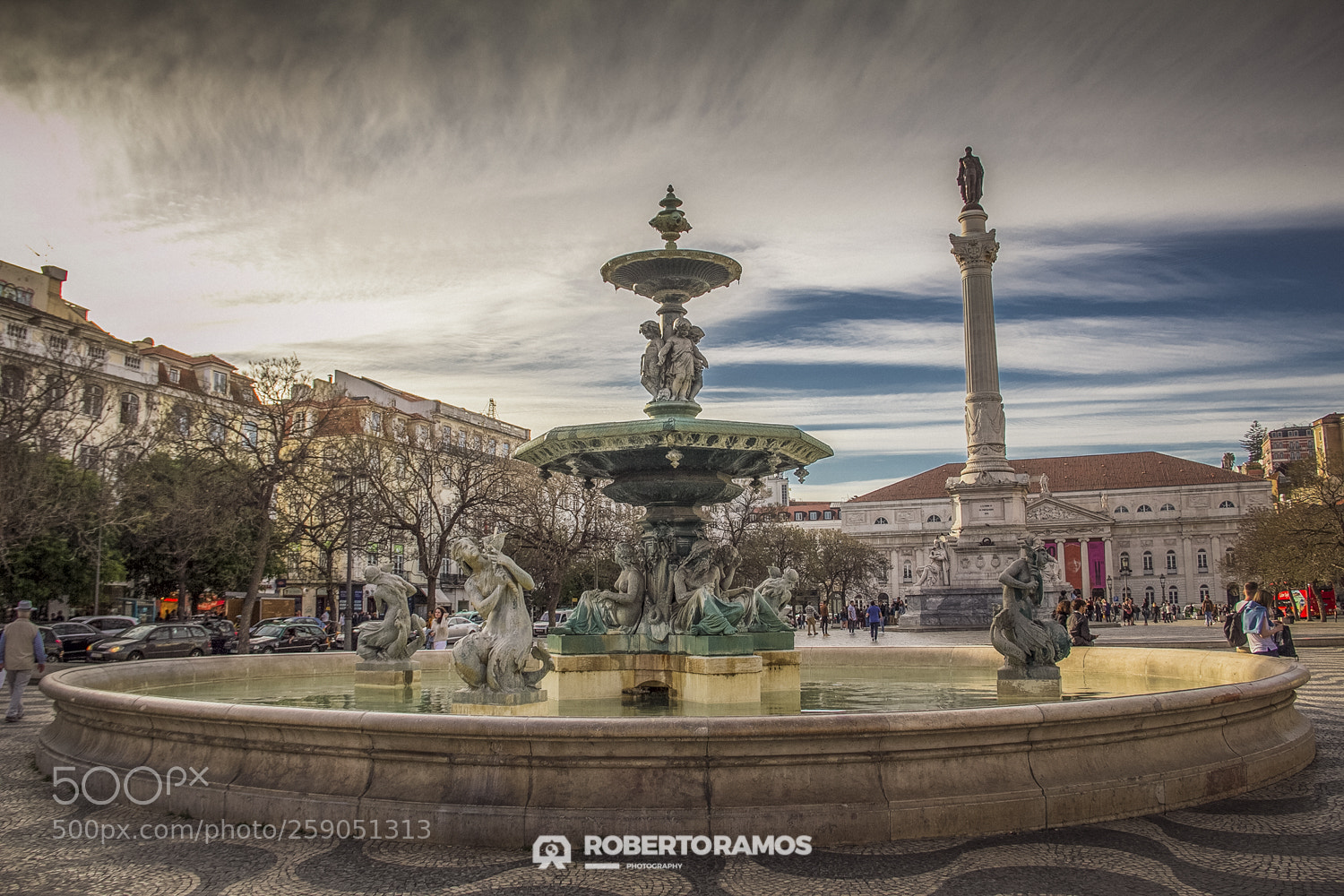 Canon EOS 60D sample photo. Rossio square photography