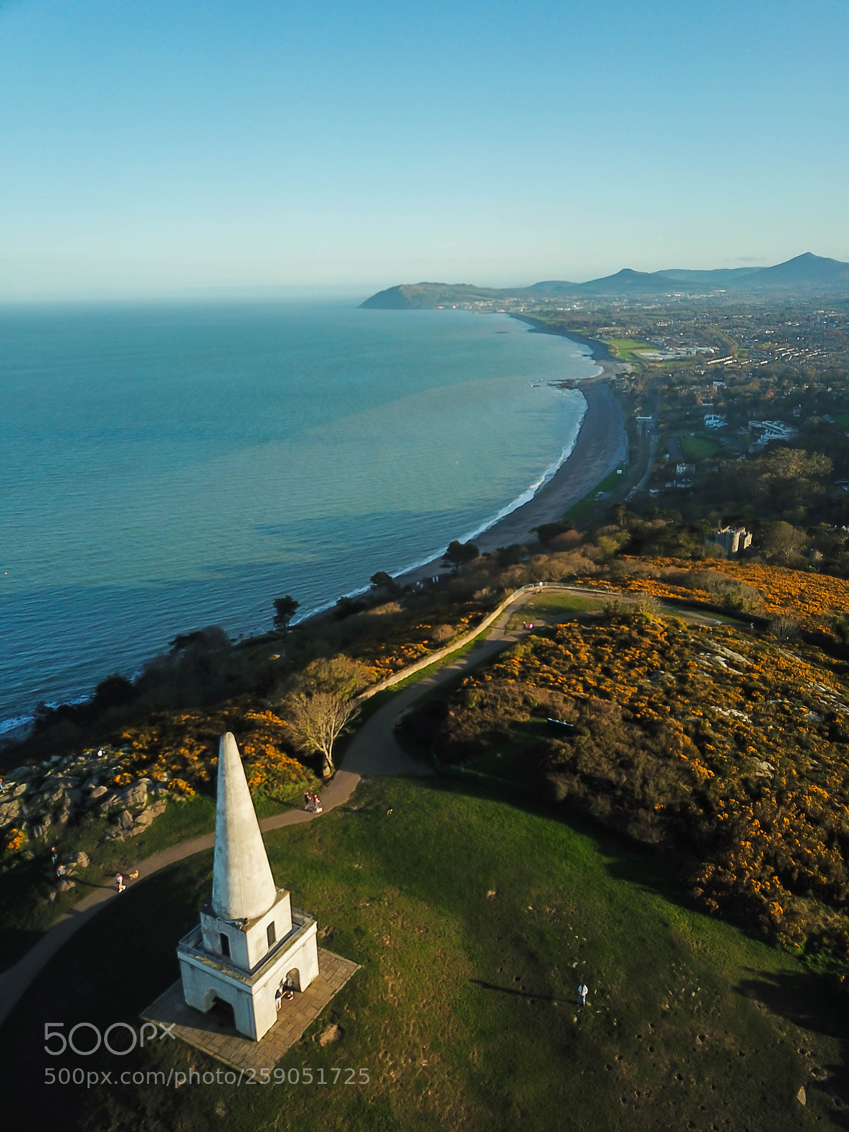 DJI FC220 sample photo. The obelisk - killiney photography