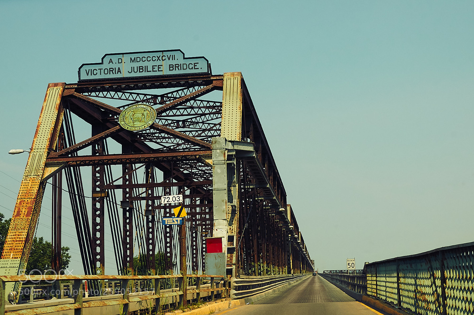 Nikon D300 sample photo. Victoria jubilee bridge photography