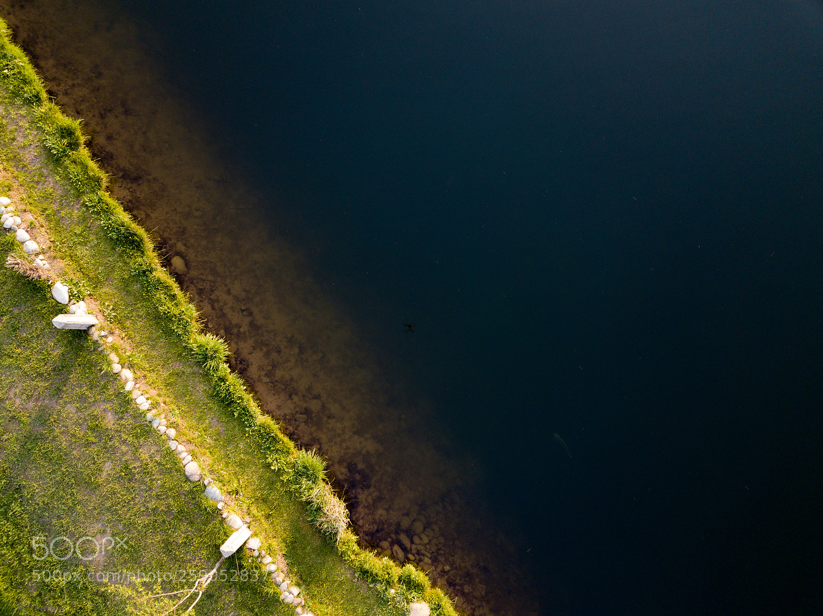 DJI FC220 sample photo. Transparent lake photography